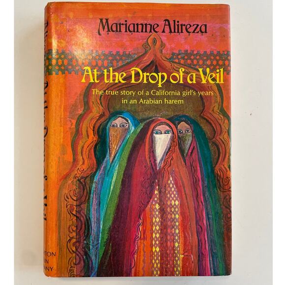 [SIGNED] At The Drop of a Veil - Book by Marianne Alireza - Picture 1 of 4